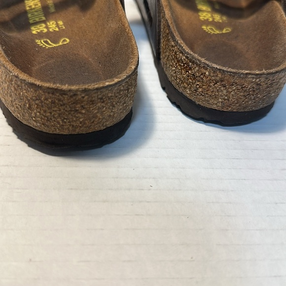 Birkenstock Sparta bronze metallic leather 38 regular sandals - Picture 8 of 11